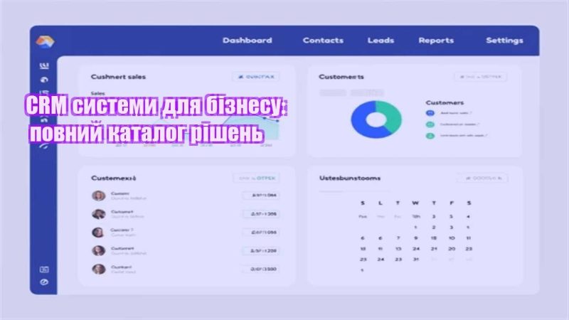 crm systemy dlya biznesu povnyj katalog rishen
