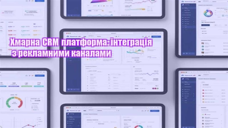 hmarna crm platforma integracziya z reklamnymy kanalamy