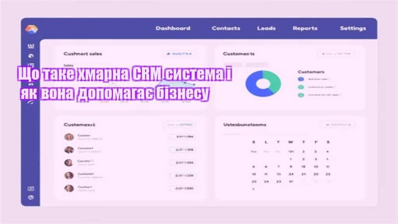shho take hmarna crm systema i yak vona dopomagaye biznesu