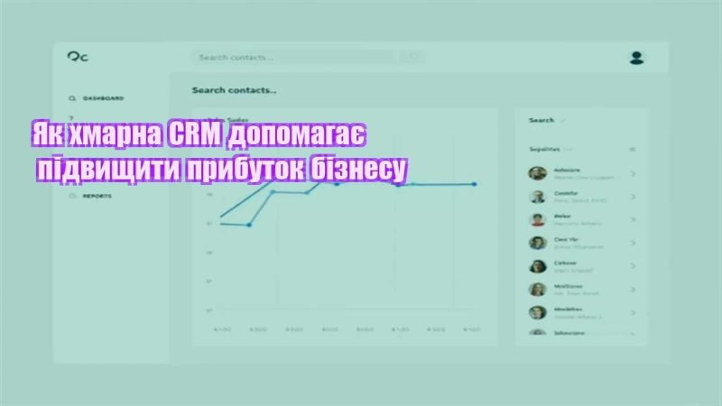 yak hmarna crm dopomagaye pidvyshhyty prybutok biznesu