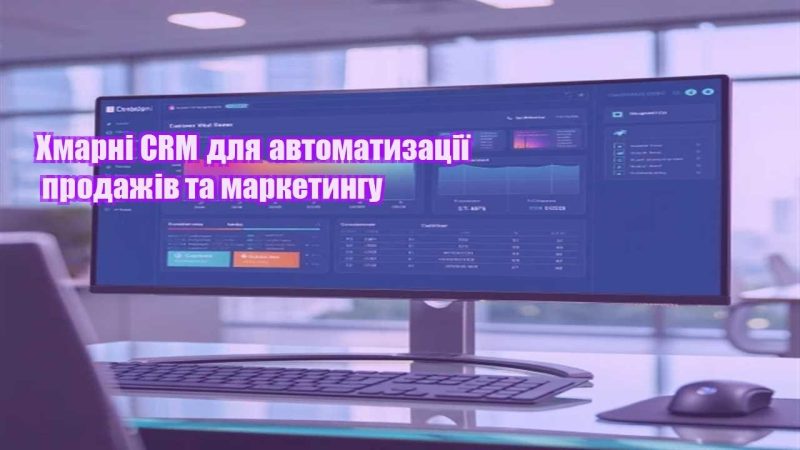 hmarni crm dlya avtomatyzacziyi prodazhiv ta marketyngu