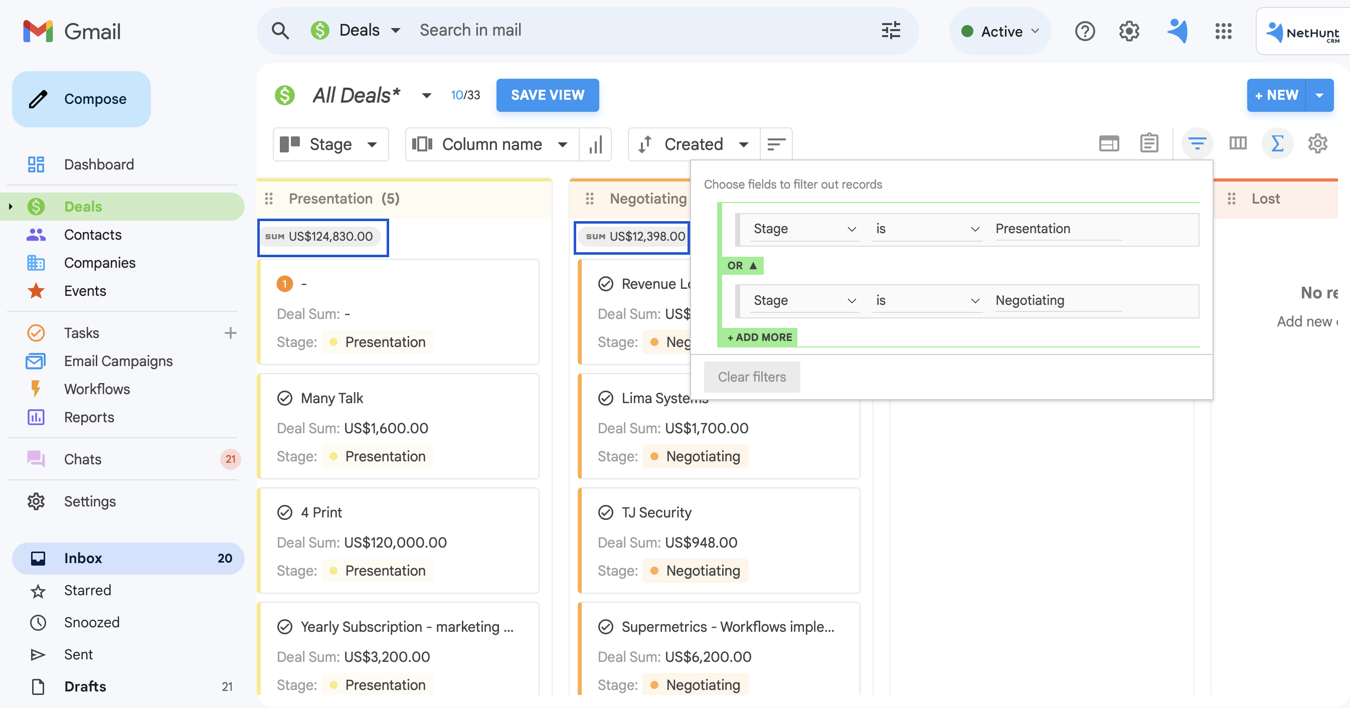 nethunt crm nmsyr